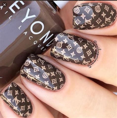 louis vuitton nail transfer foil